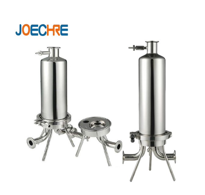 >Vỏ bộ lọc thép không gỉ cấp vệ sinh
